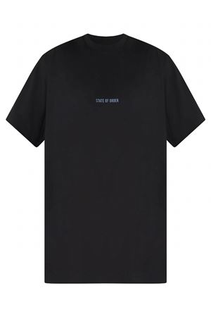 T-shirt in cotone nero STATE OF ORDER | SO1TSS250029D001